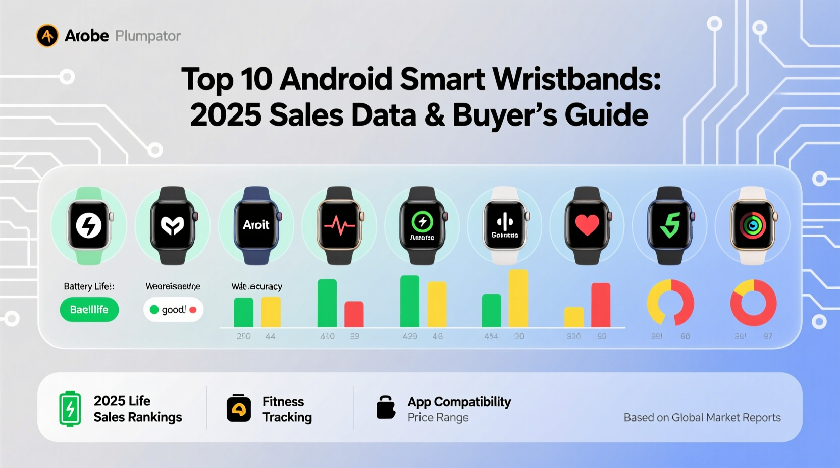 android smart wristbands top sellers