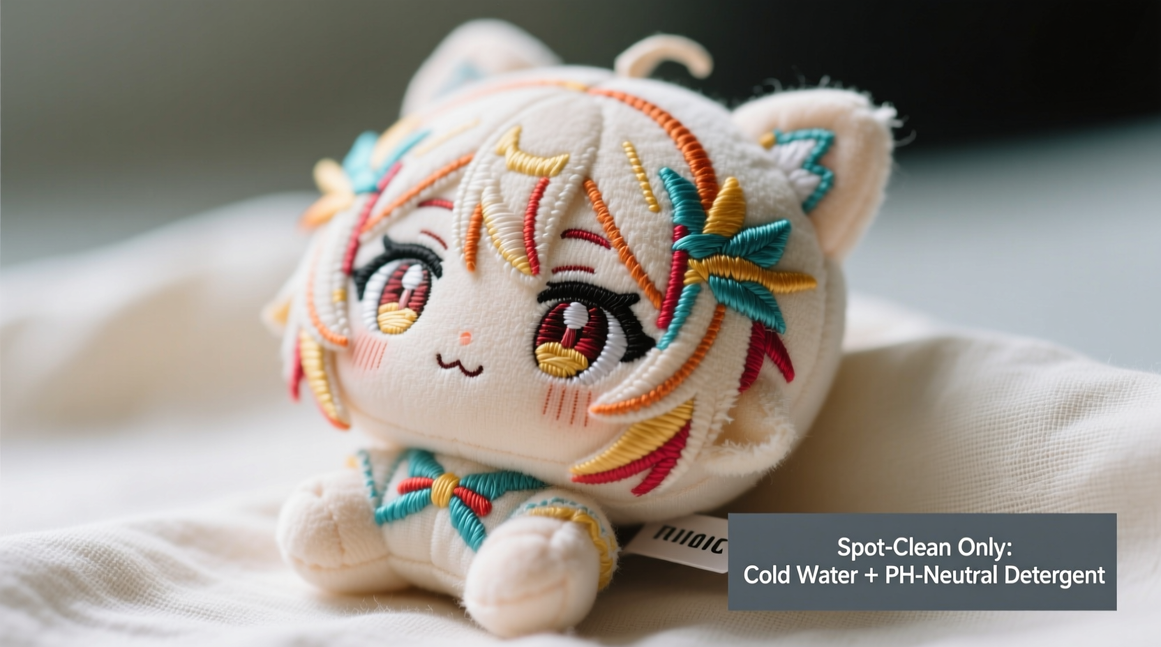 how to clean anime plush toys safely