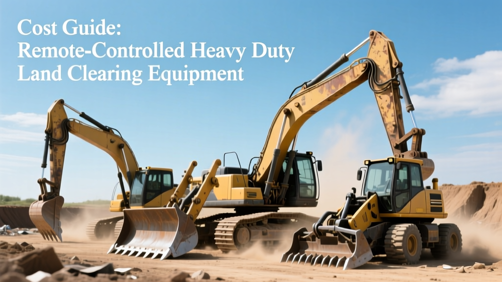 Cost Guide: Remote-Controlled Heavy Duty Land Clearing Equipment