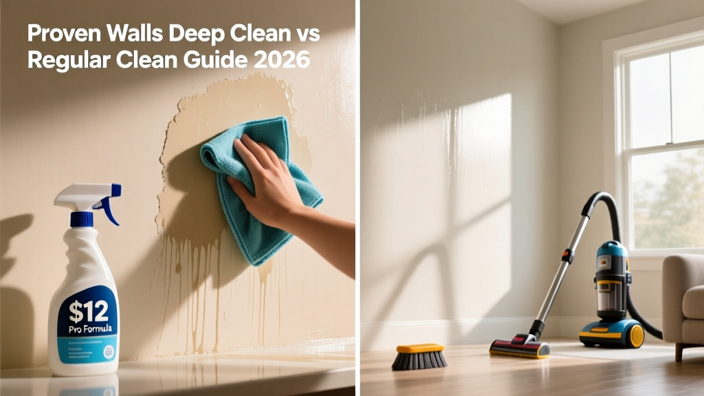 Proven Walls Deep Clean vs Regular Clean Guide 2026