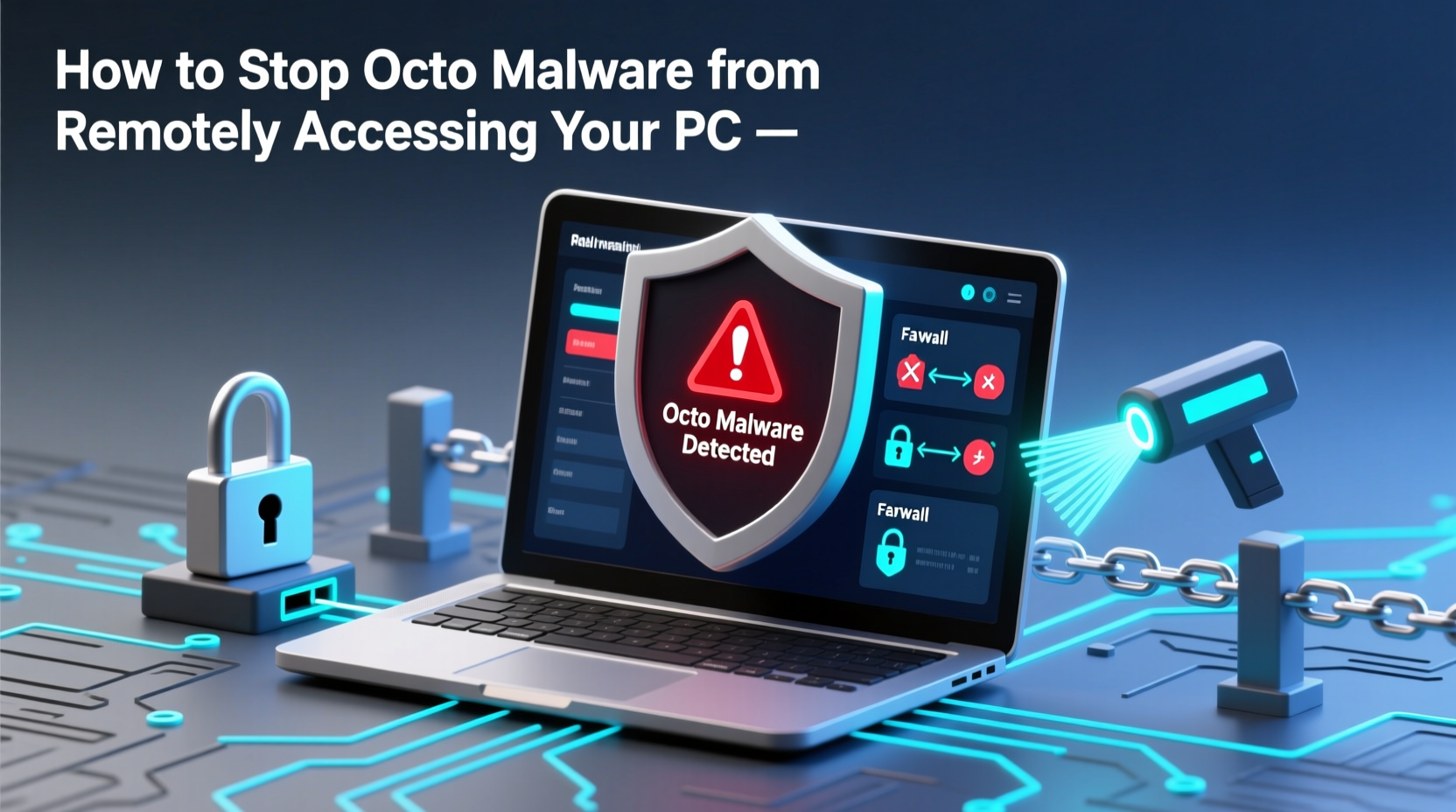 how to stop octo malware from remotely accessing your a