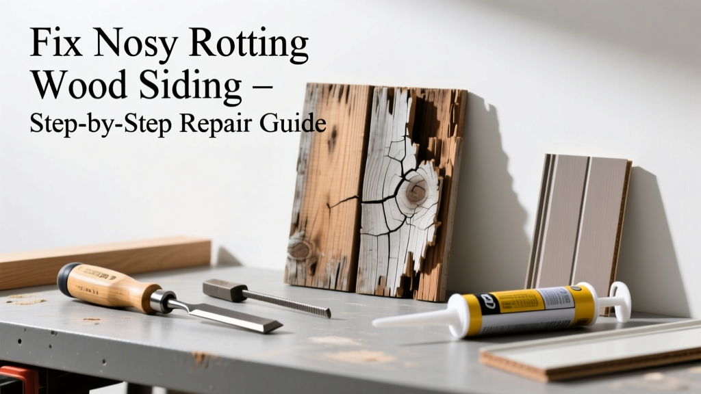 Fix Noisy Rotting Wood Siding: Diagnosis & Repair Guide