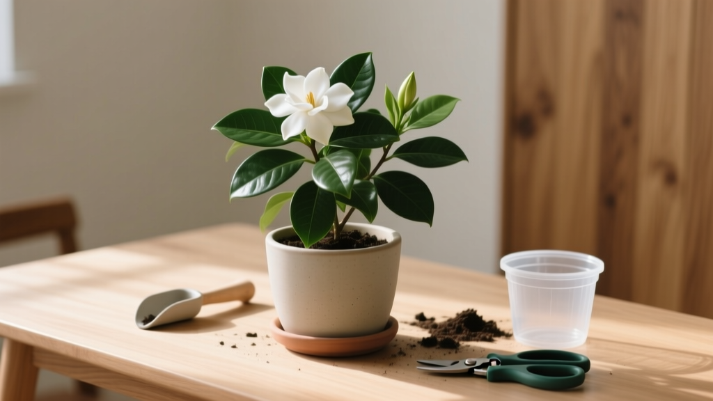 Indoor Gardenia Repotting Guide: Science-Backed Tips