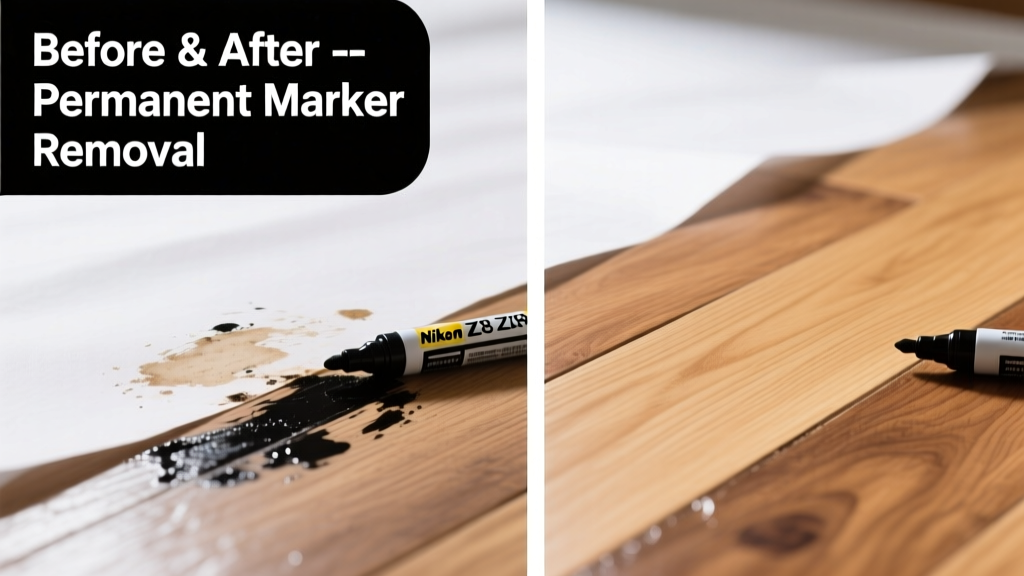 How to Remove Permanent Marker from Hardwood Floors