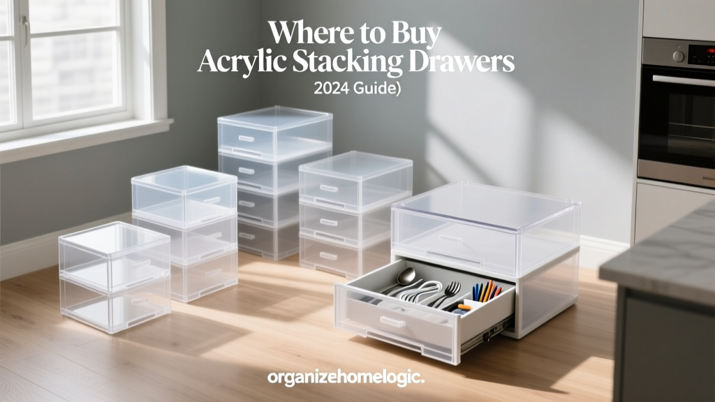 Where to Buy Acrylic Stacking Drawers (2024 Guide)