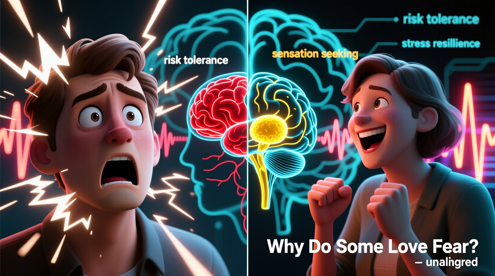 why do some people love jump scare games while others avoid them psychological factors