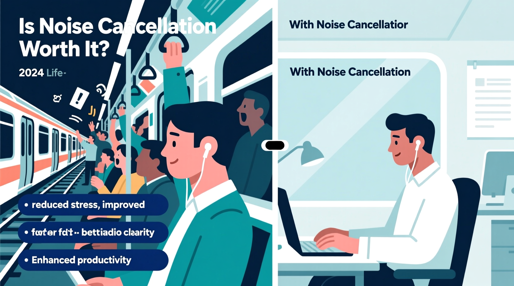 is noise cancelling worth it for everyday commuters and office workers