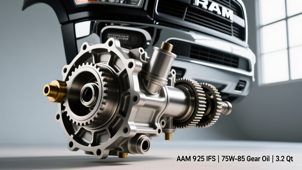 2018 Ram 1500 Front Differential Fluid & Gear Ratio Guide