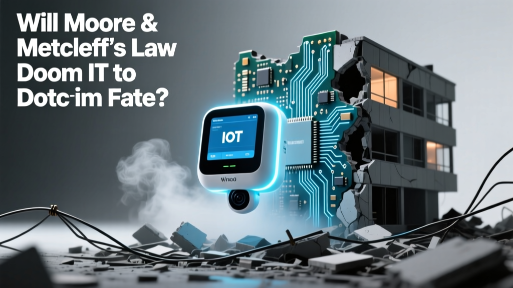 Will Moore’s and Metcalfe’s Laws Doom the IoT to the Dotcom Fate?