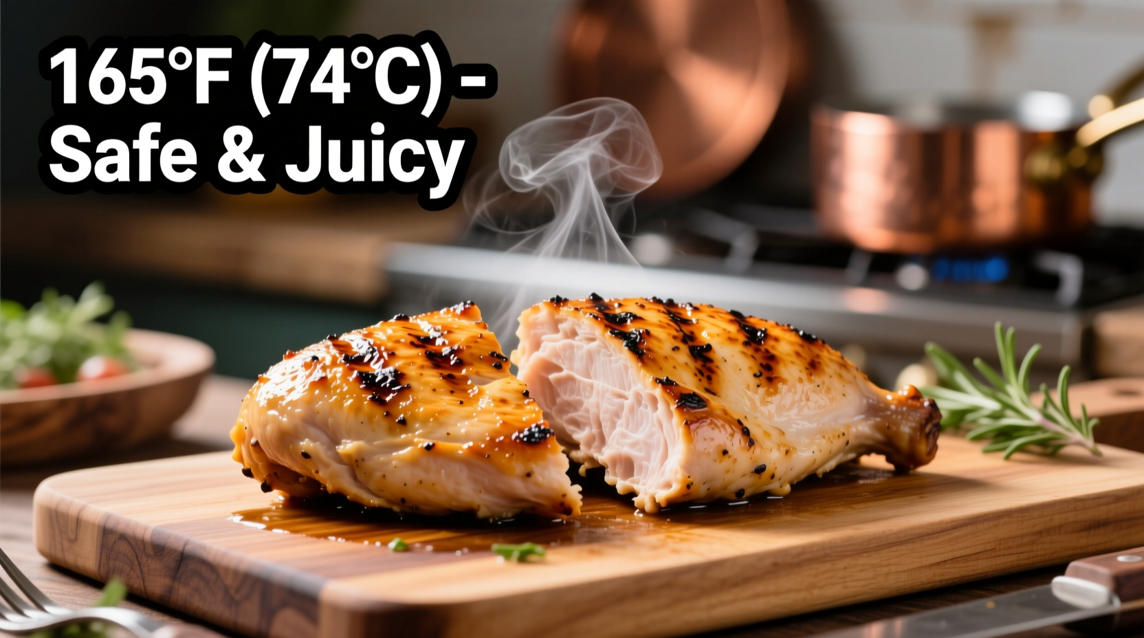 what heat should chicken be cooked at