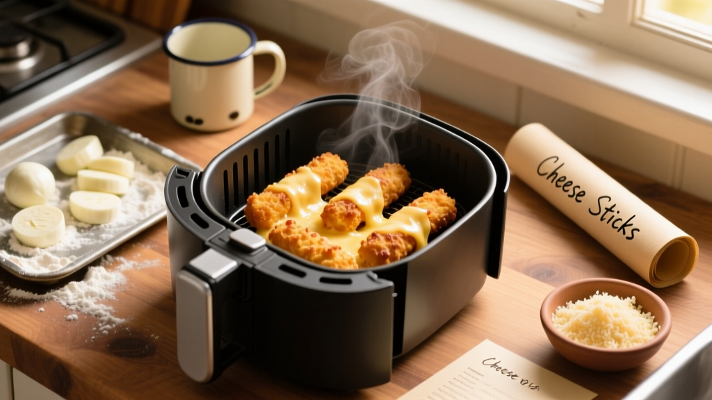 Perfect Air Fryer Frozen Cheese Sticks