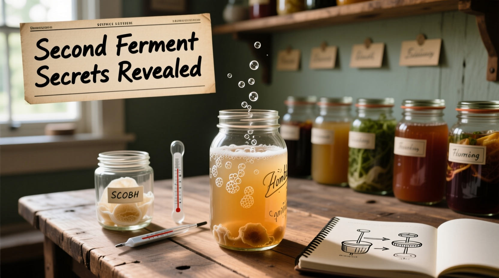 why is my kombucha not carbonating second ferment secrets revealed