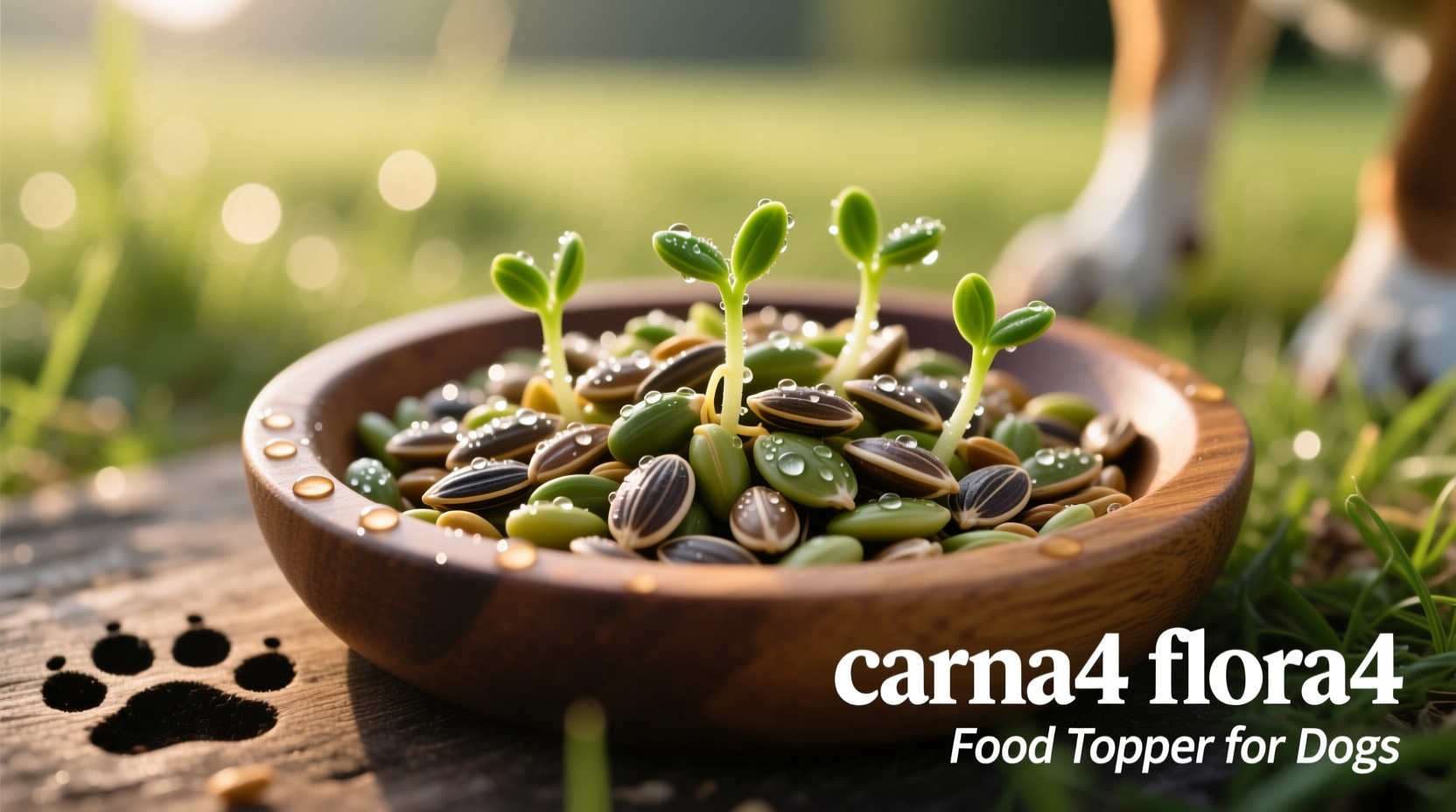 Carna4 Flora4 Ground Sprouted Seeds Benefits for Dogs