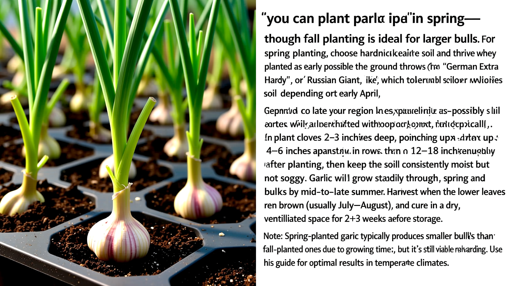 Yes, You Can Plant Garlic in Spring: Complete Guide