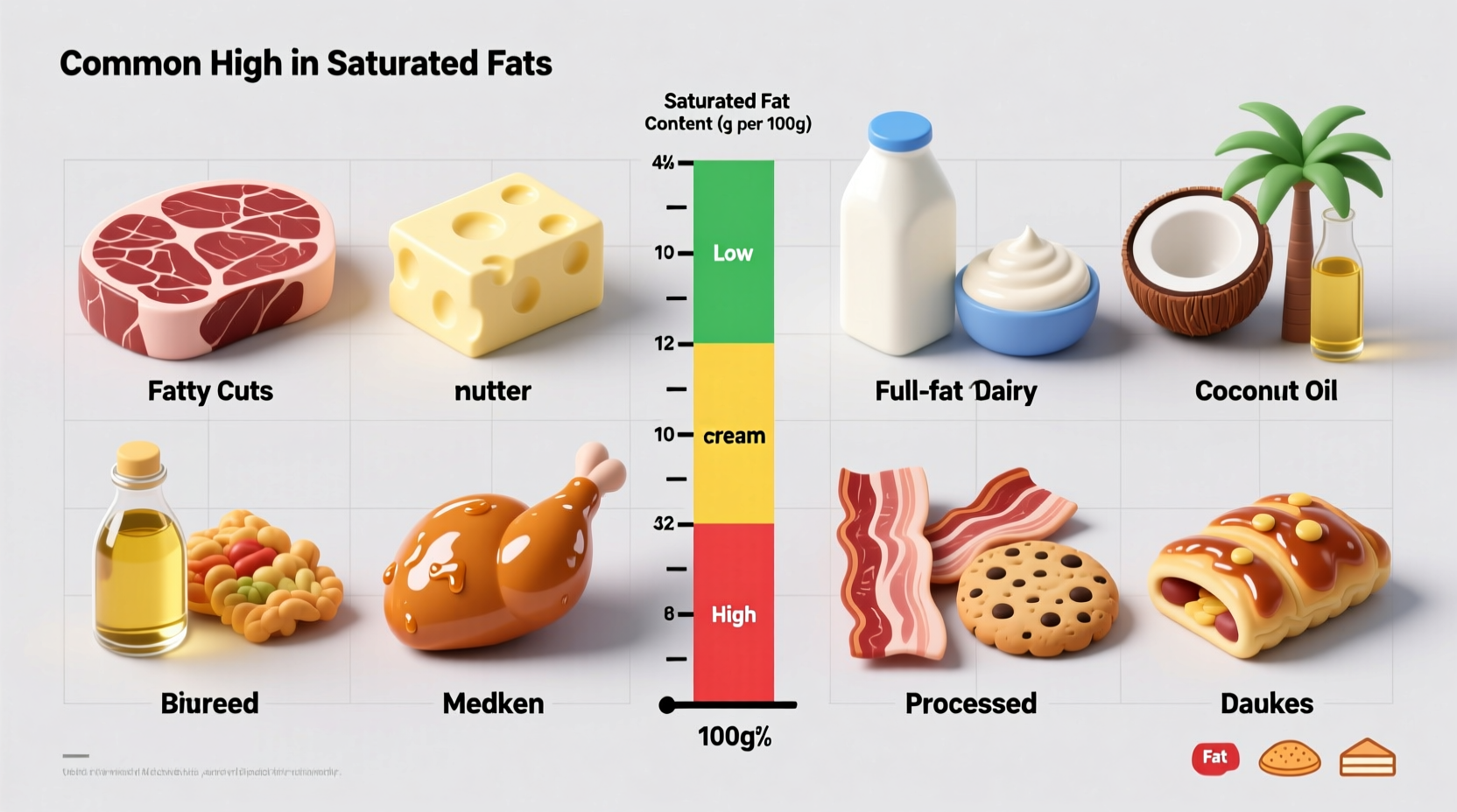 what foods have saturated fats