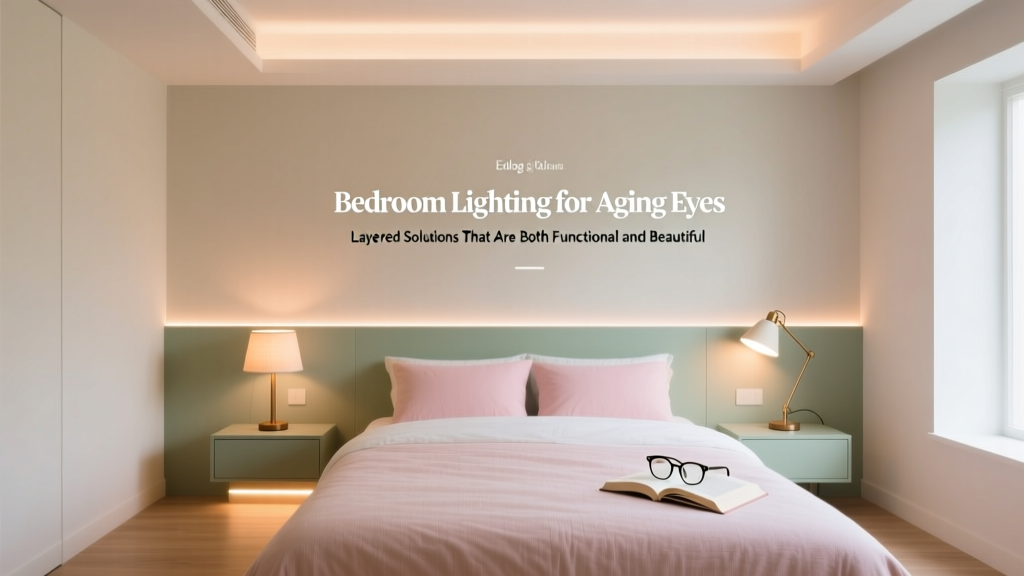 Bedroom Lighting for Aging Eyes: Layered Solutions That Are Both Functional and Beautiful