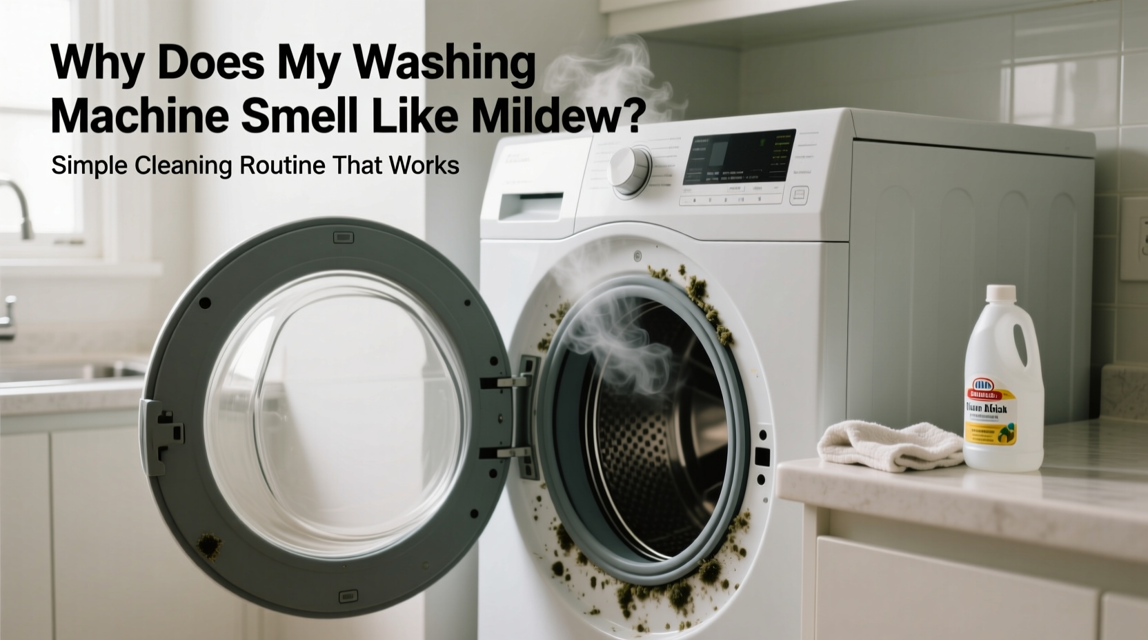why does my washing machine smell like mildew simple cleaning routine that works
