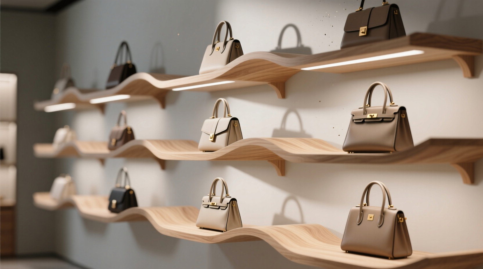 closet organization tips for statement handbags