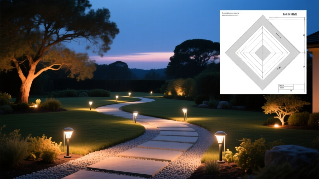Security Floodlight Coverage Map: Fixture Specs Match