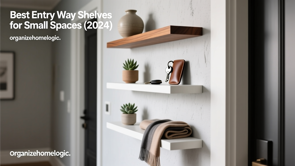 Best Entry Way Shelves for Small Spaces (2024)