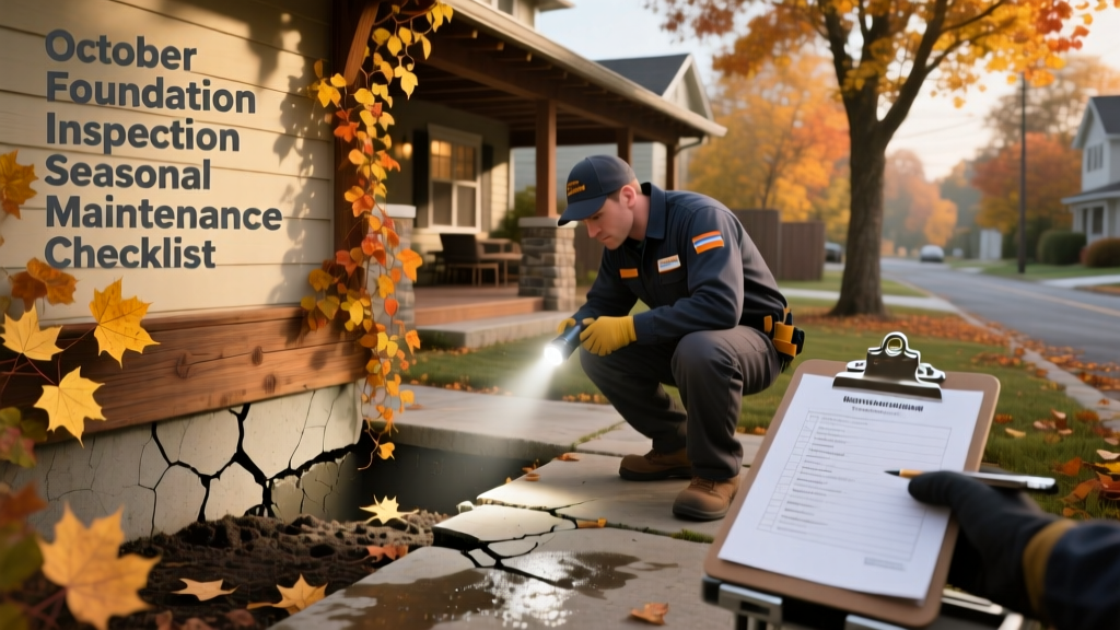 October Foundation Inspection: Seasonal Maintenance Checklist