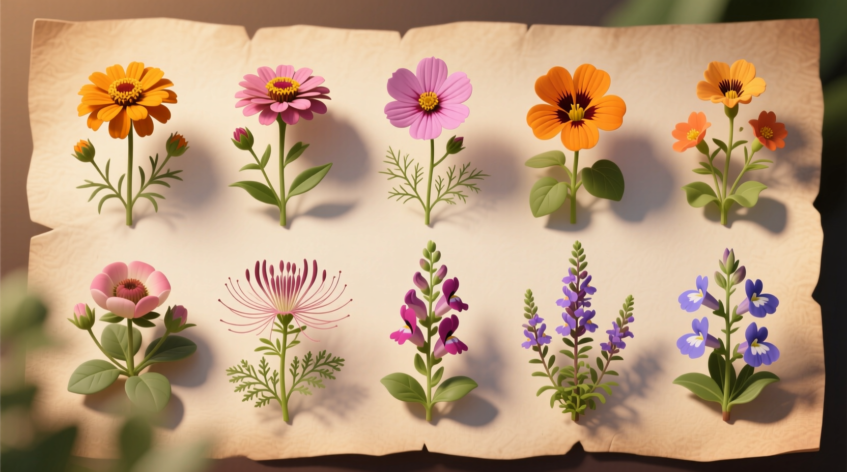 10 examples of annual plants