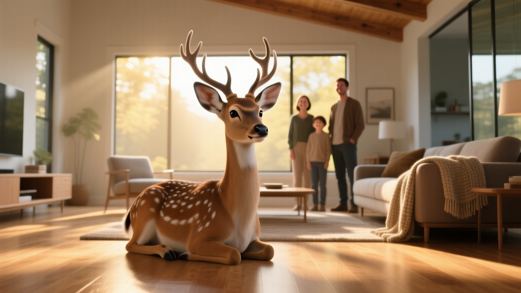 Family Finds Deer Sitting in Their Living Room ‘Acting Like She Owns the Place’