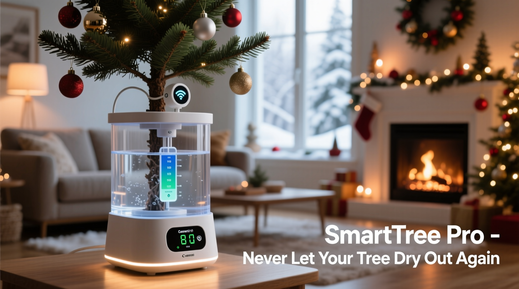christmas tree water level monitor do smart sensors prevent drying