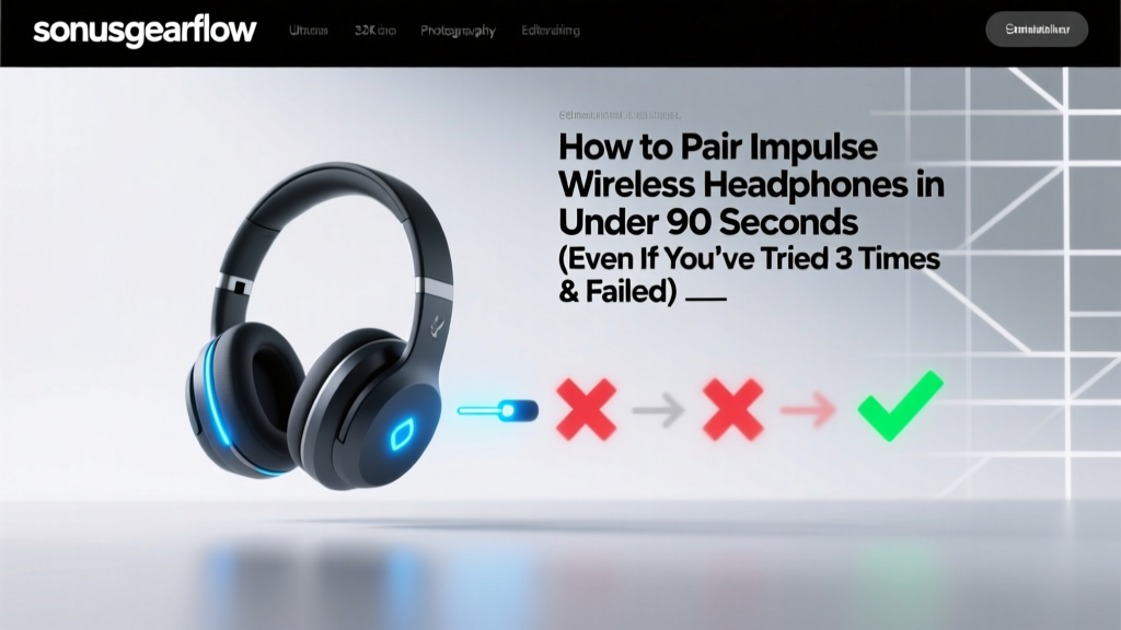 Impulse Wireless Headphones Pairing Guide (2026)