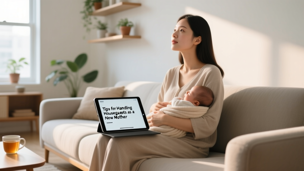 Practical, Compassionate Tips for Managing Houseguests as a New Mother (Video Companion Guide)