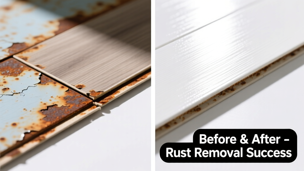 How to Remove Rust from Vinyl Flooring and Surfaces