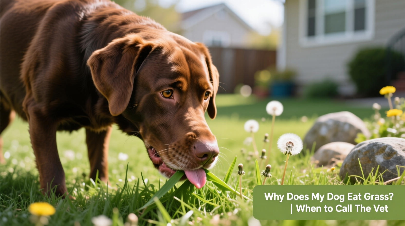View of Why Is My Dog Eating Grass And When Should I Call The Vet