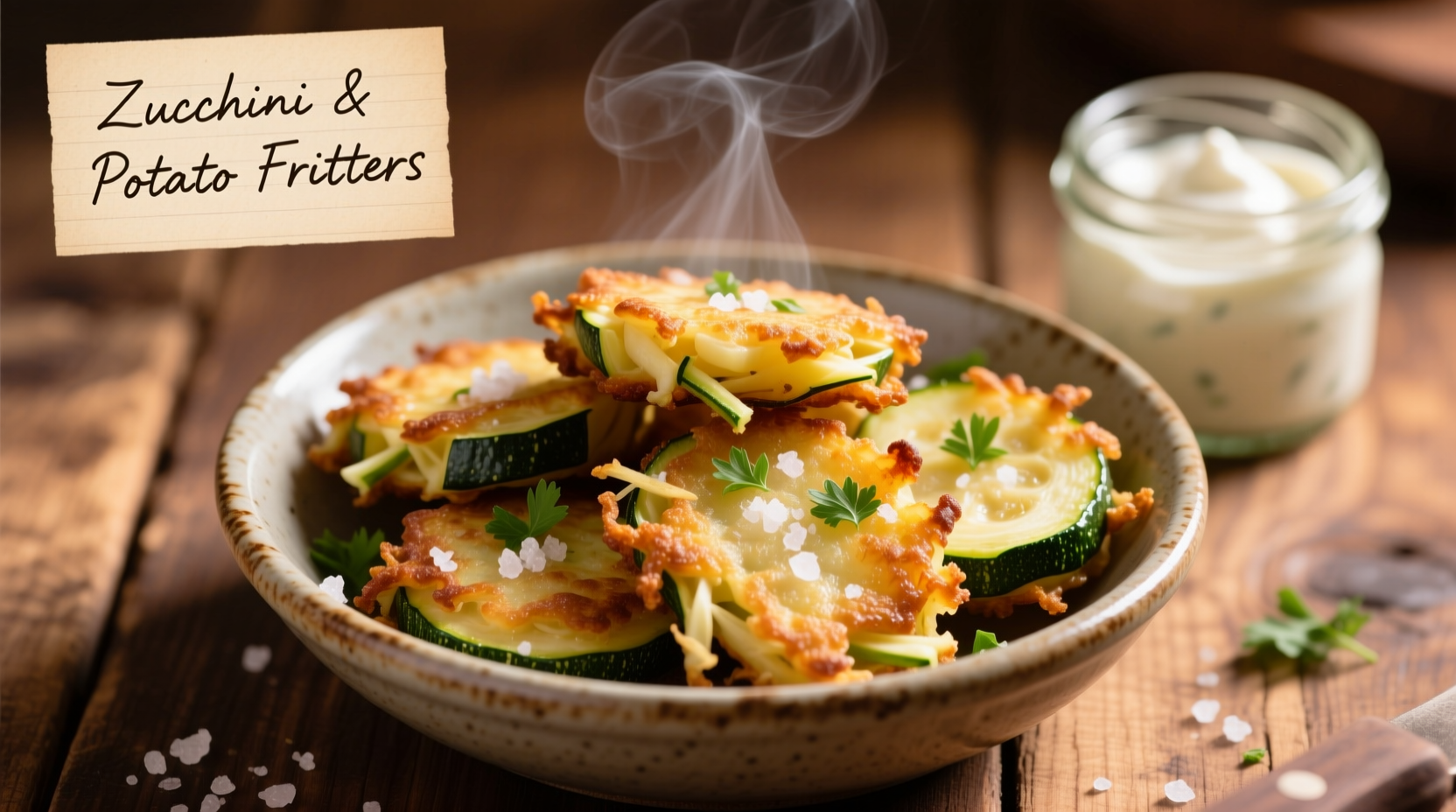Perfect Zucchini and Potato Fritters Recipe: Crispy Every Time