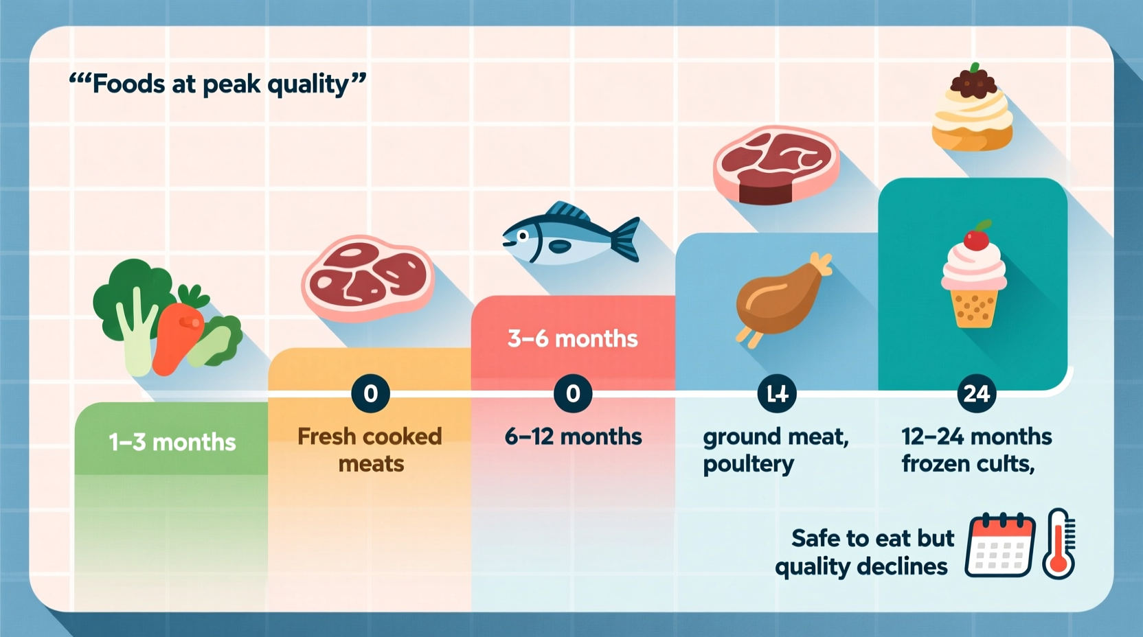 how long can food last in the freezer