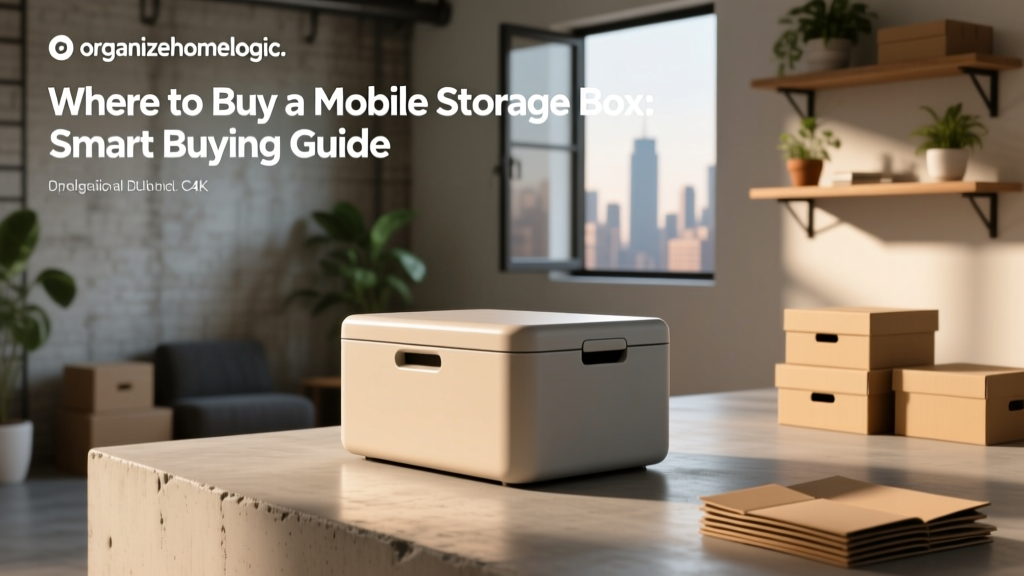 Where to Buy a Mobile Storage Box: Smart Buying Guide