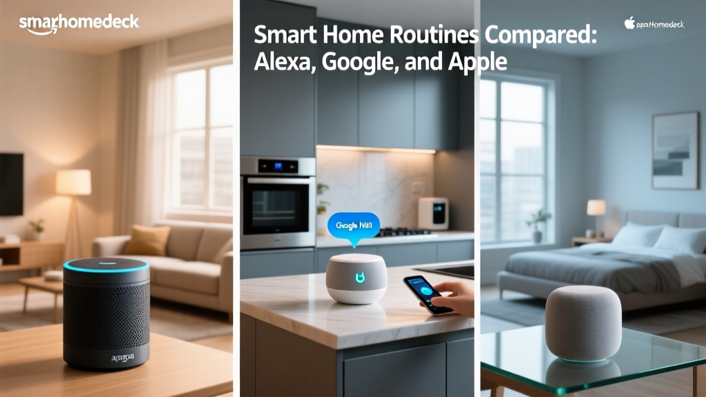 Smart Home Routines Compared: Alexa, Google, and Apple