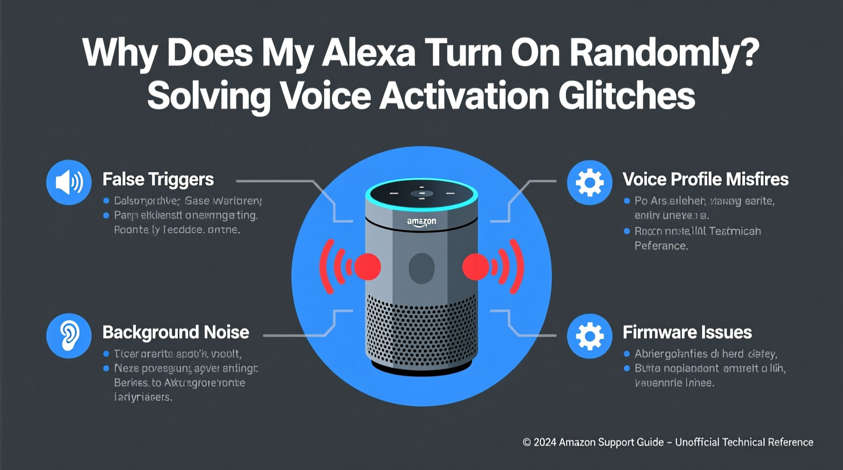 why does my alexa turn on randomly solving voice activation glitches