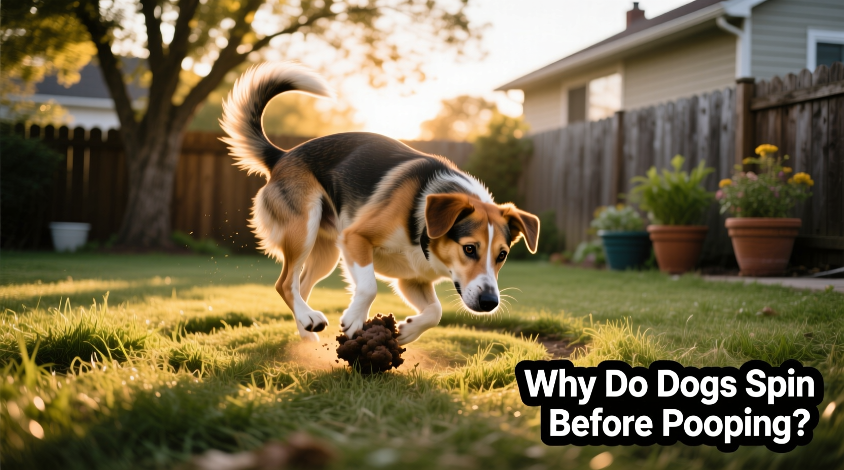 why do dogs spin in circles before pooping