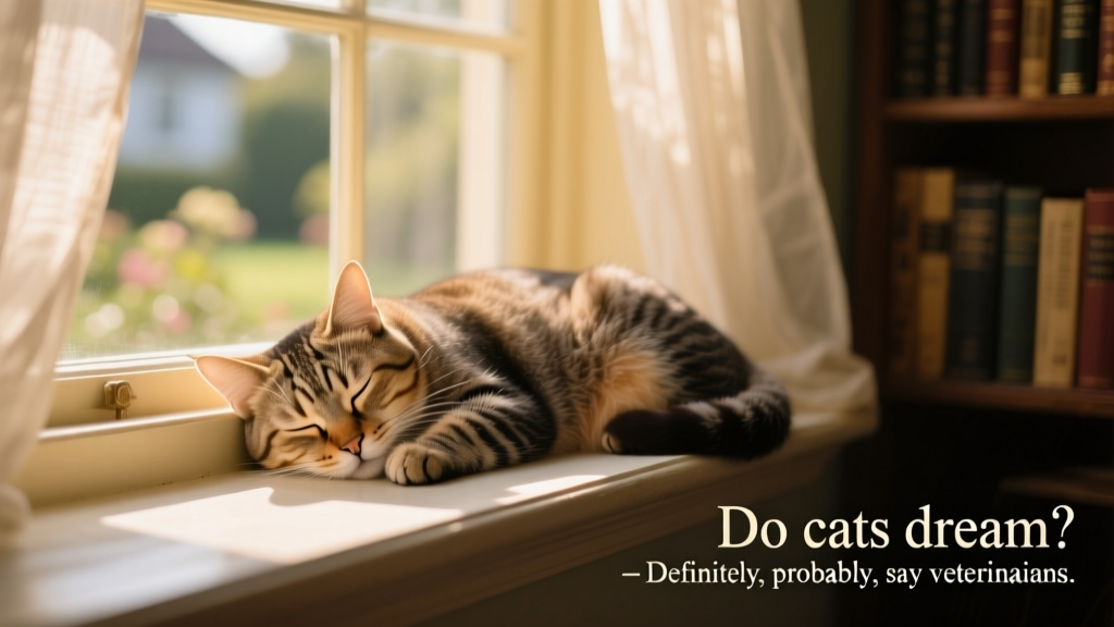 Do Cats Dream? Definitely Probably, Say Veterinarians