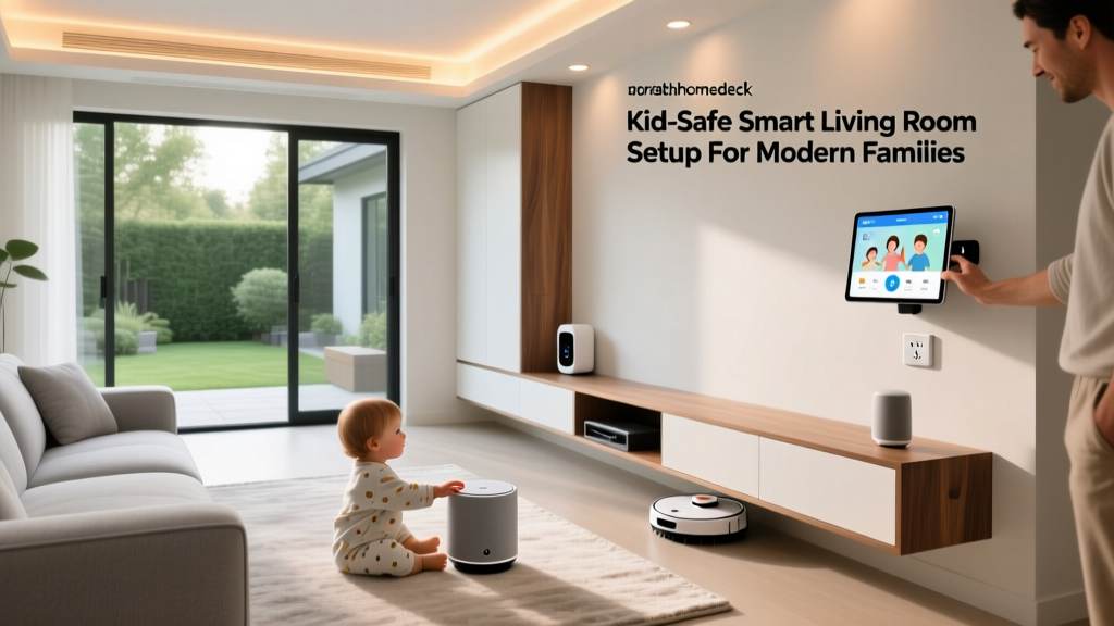 Kid-Safe Smart Living Room Setup For Modern Families