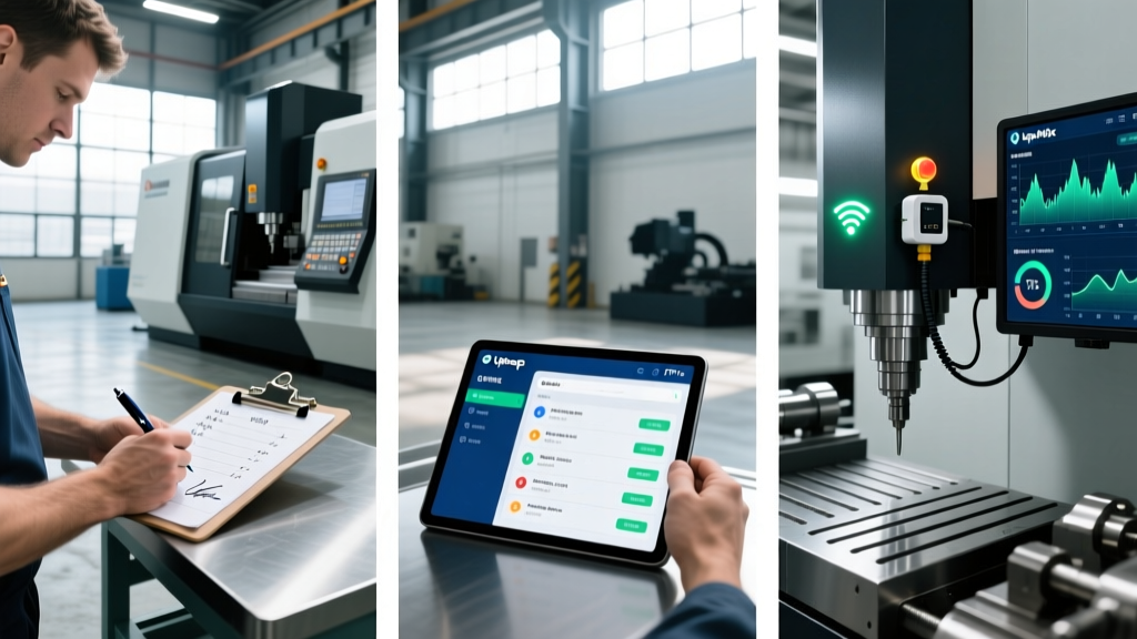 CNC Machine Daily Maintenance Checklist: Paper vs. CMMS vs. IoT