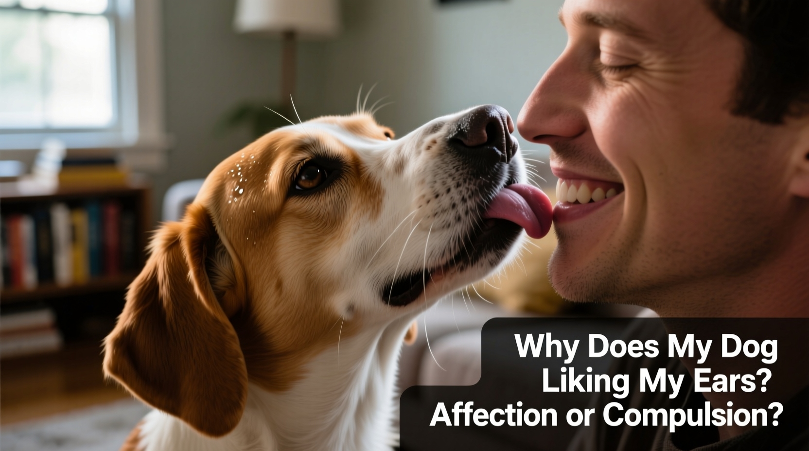 why does my dog lick my ears compulsive behavior or sign of affection