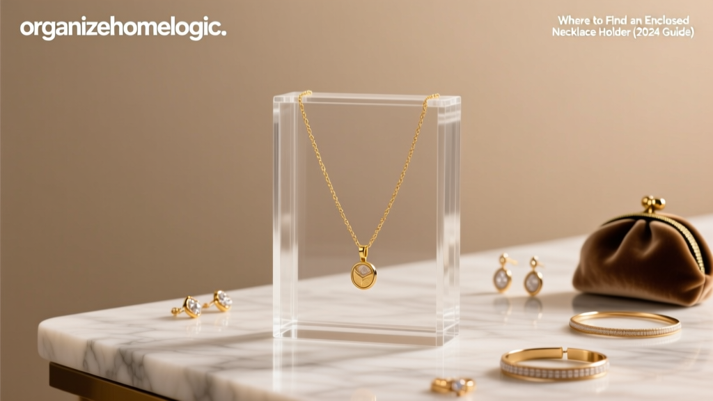 Where to Find an Enclosed Necklace Holder (2024 Guide)