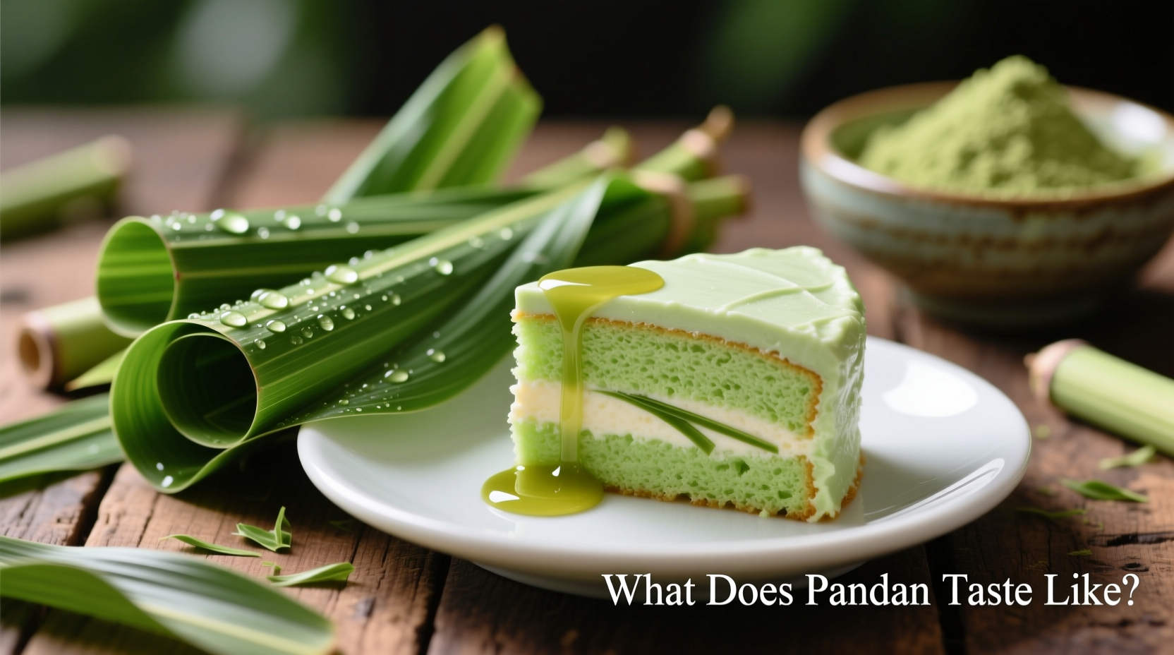 what does pandan taste like