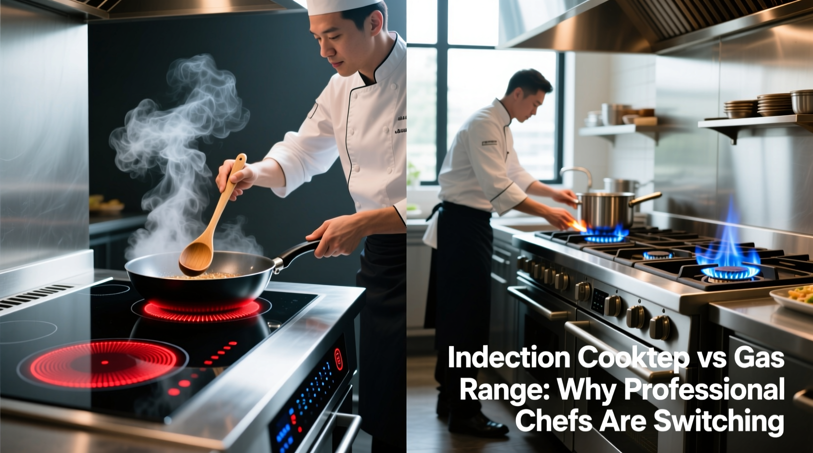 induction cooktop vs gas range why professional chefs are switching