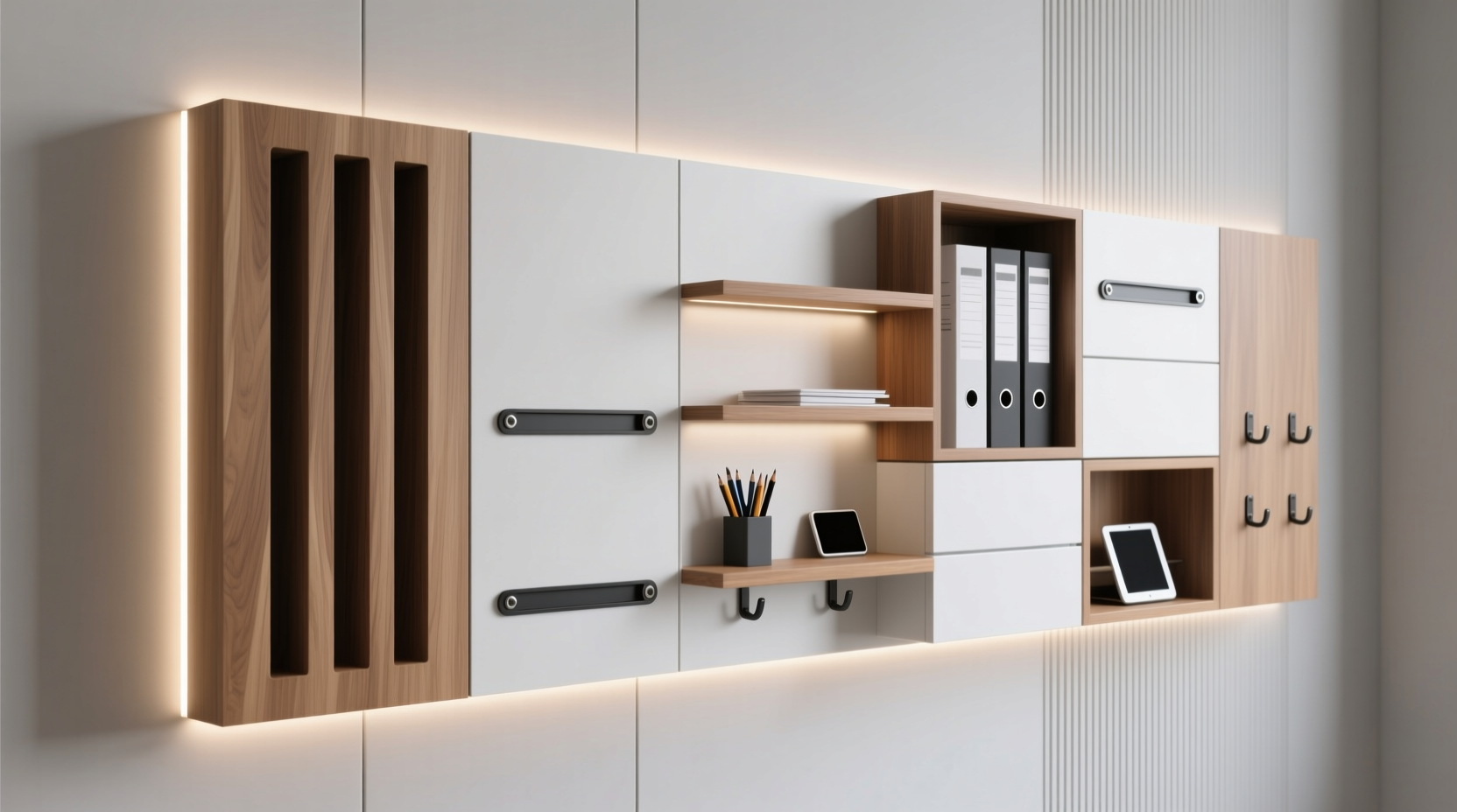 make an organizational wall