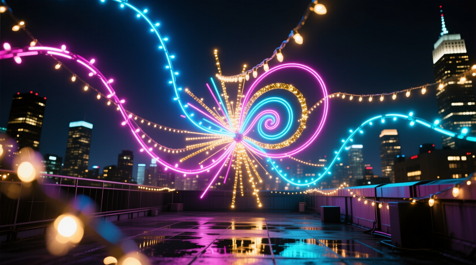 make your holiday lights dance to your party music