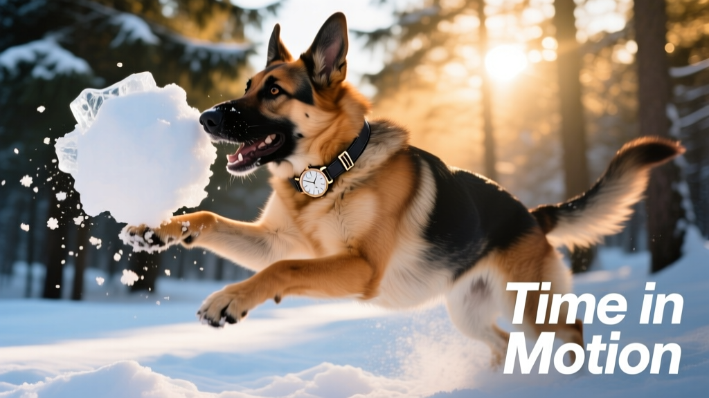 Watch As This German Shepherd Rambunctiously Plays With Her Favorite Toy—a Big Snowball
