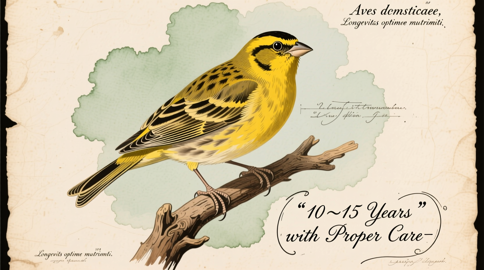 how long does a canary bird live