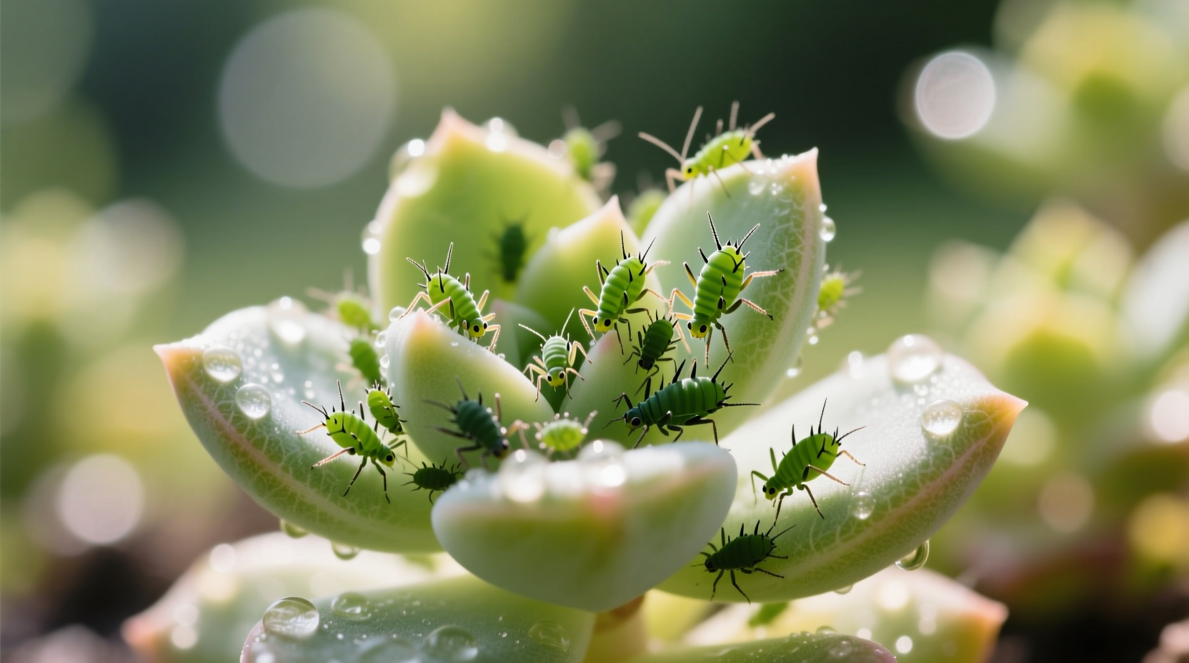 aphids on sedum